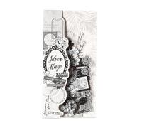 Autocollants de scrapbooking indéchirables - Étanche - Pour bricoler des journaux, du papier à lettre et des journaux intimes, cadeaux pour filles - Autocollant imperméable pour journal de voyage