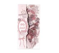 Autocollants de scrapbooking résistants à la déchirure - Étanche - Pour bricoler des journaux, du papier à lettre et des journaux intimes - Cadeaux pour filles - Multi-usages - En PET