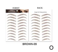 Autocollants De Sourcils Ressemblant À Des Cheveux 6d,Stickers De Maquillage Imperméables,Longs Et Naturels.O.
