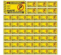 Autocollants de stationnement : cartes humoristiques pour d'infraction, motif de faux messages de citation, format de plainte modifiable | Accessoire de blague innovant pour voitures, amis, Lug