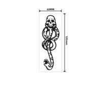 Autocollants De Tatouage De Maquillage «Mangeurs De La Mort», Accessoires De Cosplay Et De Danse, Autocollants D'art Pour Bras, Kawaii