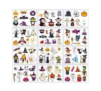 Autocollants De Tatouage D'Halloween, Couteau À Plaie Drôle, Cicatrice, Ensemble D'Autocollants De Tatouage Imperméables