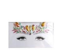Autocollants de tatouage en strass for le visage, autocollants for le front en diamant for filles(FG4005)
