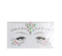 Autocollants de tatouage en strass for le visage, autocollants for le front en diamant for filles(FG4008)