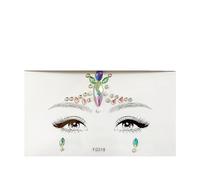 Autocollants de tatouage en strass for le visage, autocollants for le front en diamant for filles(FG4018)