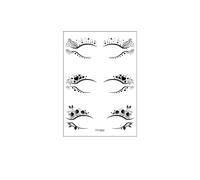 Autocollants de tatouage for le visage et les yeux, maquillage du visage de fête, autocollants(YY-003)