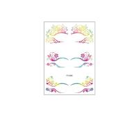 Autocollants de tatouage for le visage et les yeux, maquillage du visage de fête, autocollants(YY-009)