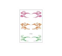 Autocollants de tatouage for le visage et les yeux, maquillage du visage de fête, autocollants(YY-010)