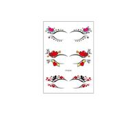 Autocollants de tatouage for le visage et les yeux, maquillage du visage de fête, autocollants(YY-014)