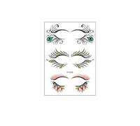Autocollants de tatouage for le visage et les yeux, maquillage du visage de fête, autocollants(YY-016)