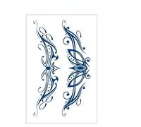 Autocollants de tatouage INTEROOKIE dégradé à base de plantes non réfléchissants et résistants à l'eau pendant une longue période (GZ-156)