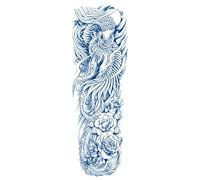 Autocollants De Tatouage Pour Bras Complet, 2 Pièces, Autocollants De Tatouage Semi-Permanent À Base De Plantes Pour Les 15 Derniers Jours