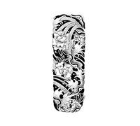 Autocollants De Tatouage Semi-Permanent, 2 Pièces, Vague De Mer, Imperméable, Longue Durée, Simulé De Jus D'Herbes, Autocollants Pour Bras Complet