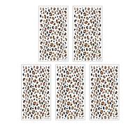 Autocollants De Tatouage Visage D'impression Sexe Décalcomanies 'art Corporel Temporaire Pour La Conception Imperméable Maquillage Festival Fête 5 Feuilles 'autocollants Tatouage