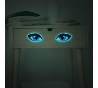 Autocollants de toilettes amusants aux yeux bleus pour améliorer votre salle de bain avec des designs esthétiques uniques pour différents paramètres