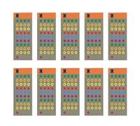 Autocollants De Tourelle De Portée - Feuilles De 12,7 Cm | Étiquettes Antidopage | Étiquettes De Tourelle | Marqueurs De Réglage De Précision | Ensemble D'autocollants De Lunette De Fusil pour Le Tir