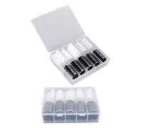 Autocollants de transfert de feuille d'ongle en dentelle, dessins de feuille d'art d'ongle en dentelle noire et blanche, conceptions d'ongles en aluminium uniques, autocollants de