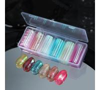 Autocollants de transfert pour ongles de sirène - Décorations pour ongles