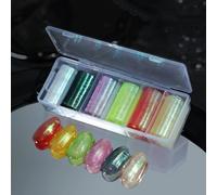 Autocollants de transfert pour ongles Écailles de sirène Ongles Décalcomanies Écailles de poisson Ongles Décorations d'art Soins de manucure pour femmes Film à ongles Autocollant de transfert Échelle