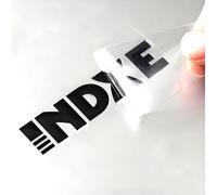 Autocollants de transfert UV DTF personnalisés - Effet transparent - Décalcomanies autocollantes pour logo/image/texte d'entreprise - Pour métal, verre, bouteille d'eau, etc.