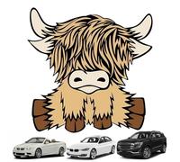 Autocollants De Vache Highland - Autocollant De Pare-brise De Voiture, Autocollants De Pare-chocs Mignon | Accessoires De Voiture Pour Phares, Fenêtres, Portes, Glacières, Nouveaux Autocollant En