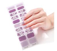 Autocollants De Vernis À Ongles Enveloppes Complètes De 20 Doigts Bandes Auto-adhésives Accessoires Pour Femmes Et Filles Décalcomanies D'art