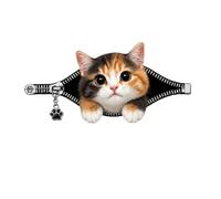 Autocollants de voiture décalcomanies amusantes chats noirs