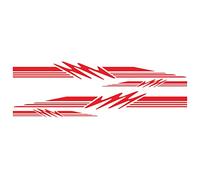 Autocollants De Voiture,iSpchen 4pcs Autocollant pour Camping-Car PVC Autocollant De Voiture Sticker Decal Bande Corps Stickers Autocollant Voiture Tuning en Vinyle éTiquettes Autocollantes