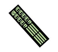Autocollants de voiture - Multi-couleur intérieur Decal Set, Light Emitting Safety Marking Component | Bright Green Orange Blue Accessory For Dark Environment Driving Security Automotive Cabin