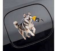 Autocollants de voiture rigolos pour réservoir d'essence chiens chats
