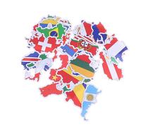 Autocollants De Voyage Carte Des Pays, 50 Pièces, Pour Bricolage, Scrapbooking, Valise, Ordinateur Portable, Voiture, Moto, Drapeaux Nationaux, Jouets Pour Enfants
