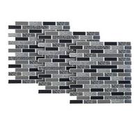 Infactory 10 dalles murales adhésives - 26 x 26 cm - Mosaïque Granit & Carrelage