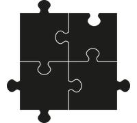 Autocollants décoratifs ardoises puzzles