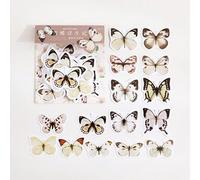 Autocollants Décoratifs Colorés Fleurs Papillon, Étiquette Décorative Pour Journal Intime Planificateur, Notes De Décoration, Diy Bricolage, 45 Pièces/Paquet