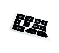 autocollants décoratifs Compatible avec A3 8P 2006 2007 2008 2009 2010 2011 2012 Autocollants réparation pour bouton climatisation du tableau bord