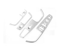 autocollants décoratifs Compatible avec Alfa Pour Romeo Pour Stelvio 2017 2018 2019 2020 Autocollants pour boutons levage vitres portes intérieures voiture(Red)