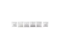 Autocollants décoratifs Compatible Avec Benz E C200 E260l W204 W212 W213 GLK 350 X204 Autocollant Pour Bouton De Commande Centrale De Climatisation De Voiture, Panneau CD(GLK-4)