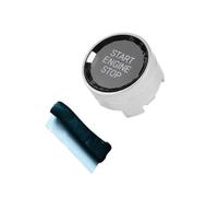 autocollants décoratifs Compatible Avec BMW 5 G30 G38 528li 530li 2018 2019 2020 2021 2022 Bouton Démarrage Arrêt Du Moteur Accessoires Voiture De Remplacement(Silver)