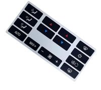 autocollants décoratifs Compatible avec BMW E53 1999-2006 E39 1996-2002 Autocollant réparation boutons panneau commande climatisation en vinyle voiture intérieur