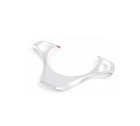 autocollants décoratifs Compatible avec BMW X3 E83 2006 2007 2008 2009 Décoration volant voiture Garniture Cadre Couverture Autocollant Intérieur Auto(Silver)