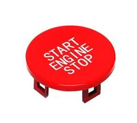 autocollants décoratifs Compatible avec BMW X5 G05 X6 G06 X7 G07 Z4 G29 2020 2021 2022 Cache bouton démarrage d'allumage accessoire remplacement pour interrupteur d'arrêt(Red)