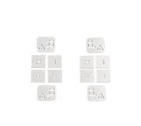 autocollants décoratifs Compatible avec Land pour Rover pour Defender 110 2020 2021 2022 2023 2024 Autocollant bouton climatisation et toit ouvrant(Style F)