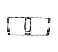 Autocollants décoratifs console centrale Pour BMW Série 1 E81 E82 E87 E88 2008-2013 Autocollants En Fibre Carbone Garniture Sortie D'air Centrale Voiture Accessoires Décoration Panneau Console central