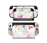Autocollants décoratifs de protection pour console Switch2 avec matériau résistant aux rayures conçus pour couvrir l'ensemble (E)