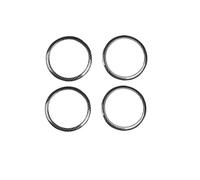 Autocollants Décoratifs En ABS Pour Haut-parleur Audio De Portière De Voiture Pour BMW Série 1 118i 120i 220i 2016-2022 Accessoires Automobiles aménagements intérieurs(Carbon Fiber Black)