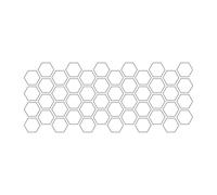 Autocollants décoratifs en nid d'abeille - Décorations pour l'art et la décoration | Formes en nid d'abeille à décoller et à Coller, Parfaits pour Les décorations de fête, Art Mural élégant