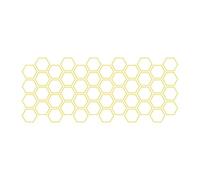Autocollants décoratifs en nid d'abeille - Décorations pour l'art et la décoration | Formes en nid d'abeille à décoller et à Coller, Parfaits pour Les décorations de fête, Art Mural élégant