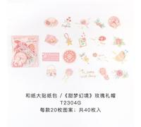 Autocollants Décoratifs En Papier Washi De La Série Pays Des Rêves, Étiquette Mignonne Pour Journal Planificateur, Bricolage, Fournitures D'embellissement, 40 Pièces
