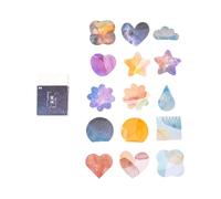 Autocollants Décoratifs Étoilés W4i1, Étiquette Autocollante Pour Scrapbooking, Pour Album Scolaire, Journal Intime, Papeterie, 45 Pièces/Ensemble