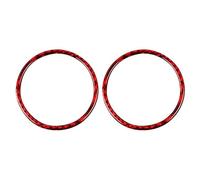 Autocollants Décoratifs Haut-parleurs Portière Voiture Pour Ford Pour Mustang GT 2015-2021(Rosso)